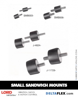 Rubber-Parts-Catalog-Delta-Flex-LORD-Corporation-Flex-Bolt-Small-Sandwich-Mounts