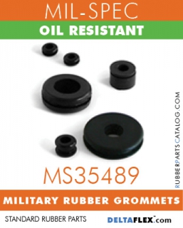 MS35489 Military Grommets | Oil Resistant Mil-Spec Rubber Grommet
