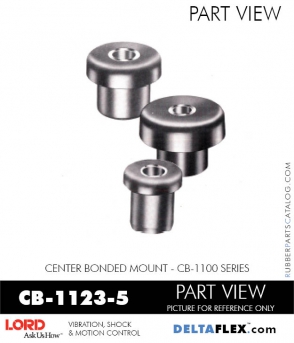 Rubber-Parts-Catalog-Delta-Flex-LORD-Corporation-Vibration-Control-Center-Bonded-Mounts-CB-1123-5
