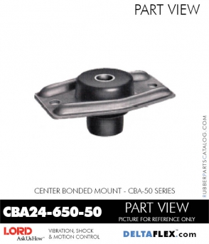 Rubber-Parts-Catalog-Delta-Flex-LORD-Corporation-Vibration-Control-Center-Bonded-Mounts-CBA24-650-50