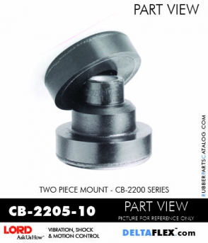 Rubber-Parts-Catalog-com-LORD-Corporation-Two-Piece-Center-Bonded-Mount-CB-2200-Series-CB-2205-10