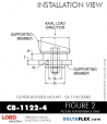 Rubber-Parts-Catalog-Delta-Flex-LORD-Corporation-Vibration-Control-Center-Bonded-Mounts-CB-1122-4