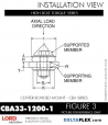 Rubber-Parts-Catalog-Delta-Flex-LORD-Corporation-Vibration-Control-Center-Bonded-Mounts-CBA33-1200-1