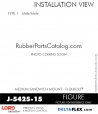 Rubber-Parts-Catalog-Delta-Flex-LORD-Flex-Bolt-Medium-Sandwich-Mounts-Male-Male-J-5425-15