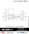 Rubber-Parts-Catalog-Delta-Flex-LORD-Corporation-Two-piece-mount-cb-2200-series-CB-2201-1