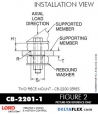 Rubber-Parts-Catalog-Delta-Flex-LORD-Corporation-Two-piece-mount-cb-2200-series-CB-2201-1