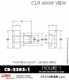 Rubber-Parts-Catalog-Delta-Flex-LORD-Corporation-Two-piece-mount-cb-2200-series-CB-2203-1