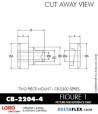Rubber-Parts-Catalog-Delta-Flex-LORD-Corporation-Two-piece-mount-cb-2200-series-CB-2204-4