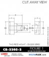 Rubber-Parts-Catalog-Delta-Flex-LORD-Corporation-Two-piece-mount-cb-2200-series-CB-2205-2